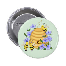 Bee Dance Button