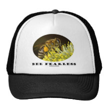 Bee Fearless (Bee On Yellow Flower) Trucker Hat