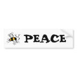 Bee Free Honey and Black Bumper Sticker