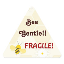 Bee Gentle - Fragile Mailing Stickers