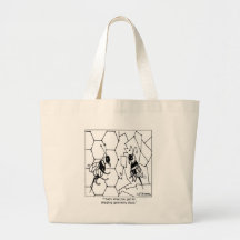 Bee Geometry Tote Bag
