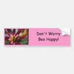 Bee Happy Bumpersticker Bumper Stickers