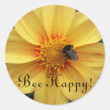 Bee Happy Sticker