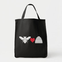 Bee Heart Hive Bag