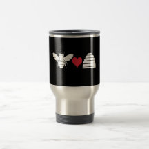Bee Heart Hive Coffee Mug