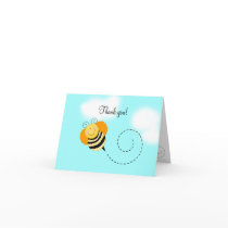 Bee Hop Bumble Bee Folded Thank you notes Card