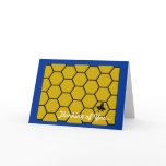 Bee Keeper Gifts Unique Honeycomb Design Cards