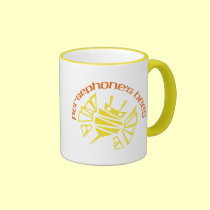 Bee-logo mugs