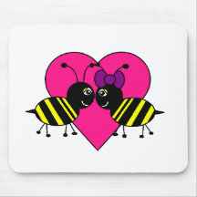 Bee Love Mouse Pads