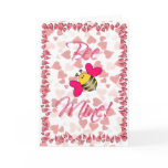 BEE MINE HEARTS by SHARON SHARPE Greeting Card