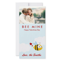 Bee Mine Customized Photo Card