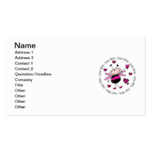 Bee Mine Valentine Business Card