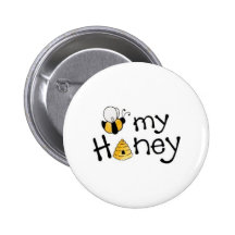 BEE MY HONEY BUTTONS