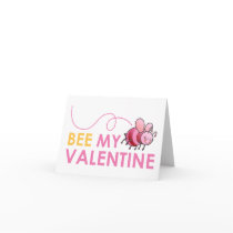 Bee My Valentine Card