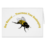 Bee Natural ... Treatment Free Beekeeping Greeting Card