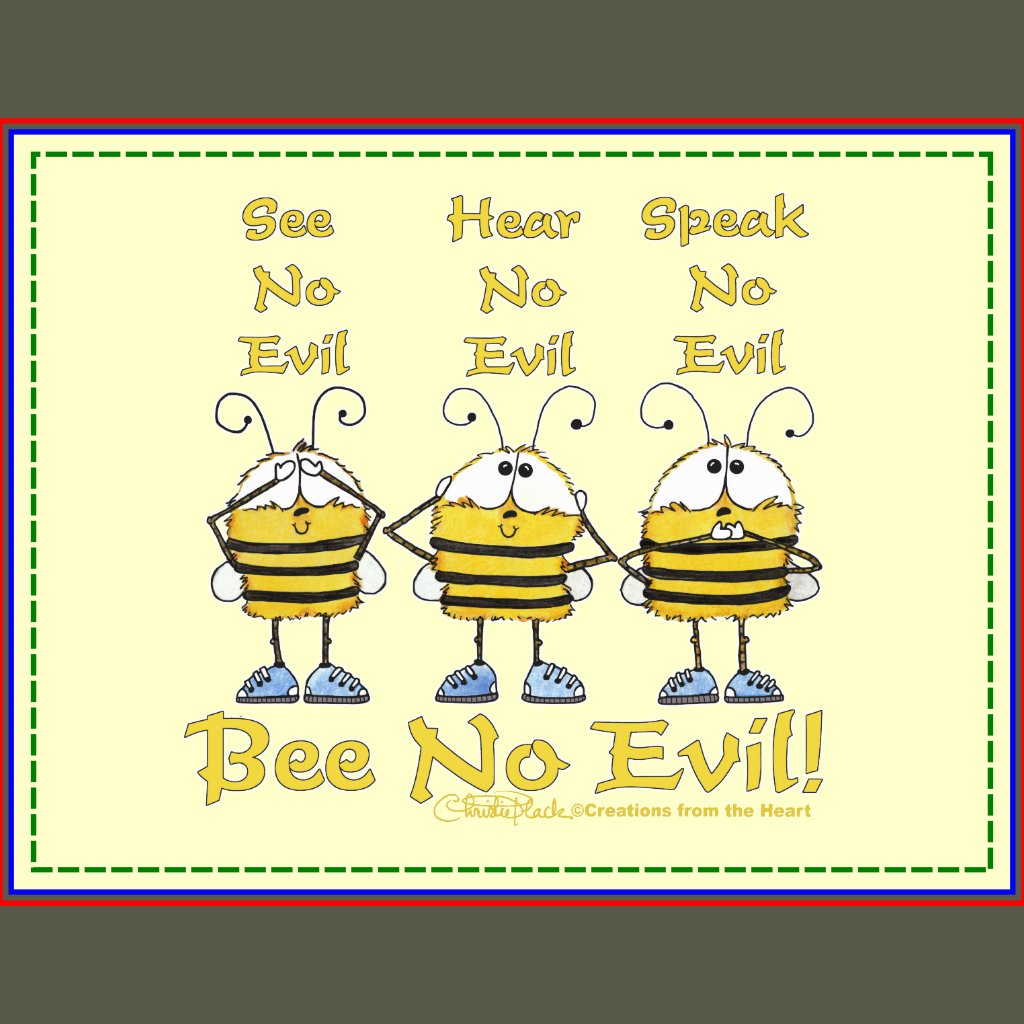 bee_no_evil_bees_postcard-r44ab66decf464