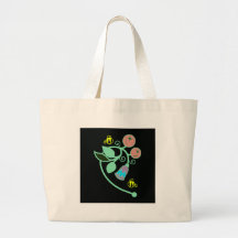 Bee On Flowers Canvas Bags