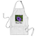 Bee on Geranium Apron