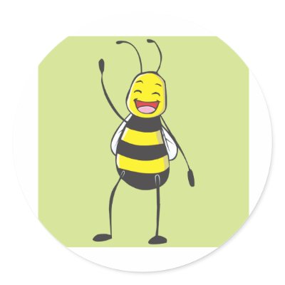 Bee Shirt | Custom Bee Saying Hello Hi Sticker by graphicdesigner