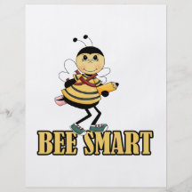 bee smart bumble bee with pencil flyer