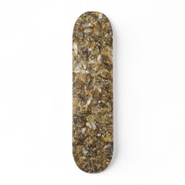 Bee swarm skate board deck