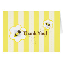 Bee Thankful Note card