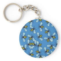 Bee Wallpaper Key Chain