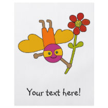 Bee with Flower Custom Flyer