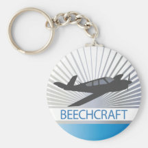 Beechcraft Aircraft Keychain