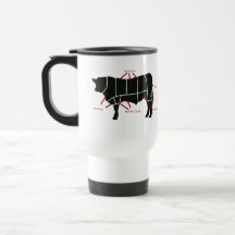 Beef Butcher Chart - Tasty Delicious Yummy Beef! Mugs