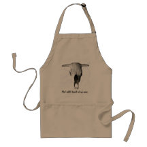 BEEF CATTLE TREMBLE AT MY NAME APRON