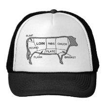 Beef Diagram Mesh Hat