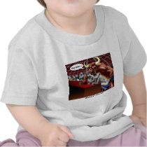 Beef Jerky Origins Funny Cow & Bull Cartoon Gifts T-shirt