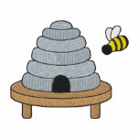 Beehive with bee