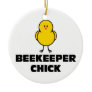 Beekeeper Chick Christmas Ornaments