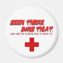 Been There, Done That: Ouch! Fridge Magnet