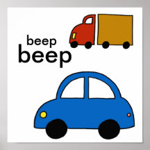 Beep beep poster