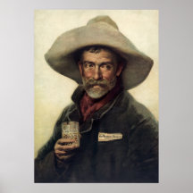 BEER ADVERTISEMENT c. 1900 Print