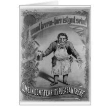 Beer and Food 1887 Cards