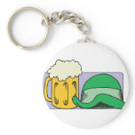 Beer And Hat Keychains