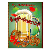 Beer and Pretzels-There is NO substitute. Postcard