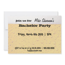 Beer Bachelor Party Invitations