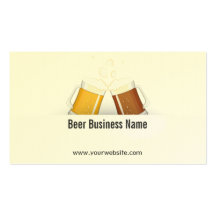Beer Bar Happy Hour Business Card