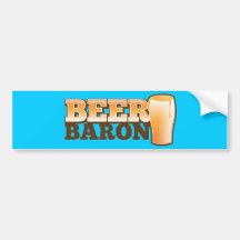 BEER BARIN design by The Beer Shop Bumper Stickers