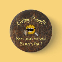 Beer Beautiful buttons