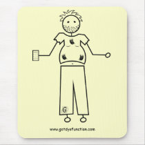 Beer belly mousepad