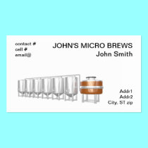 Beer brewery equipment business cards