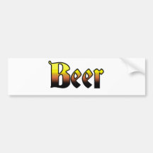 Beer Bumper Sticker