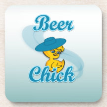 Beer Chick #3 Drink Coaster