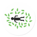 beer drunken icon sticker